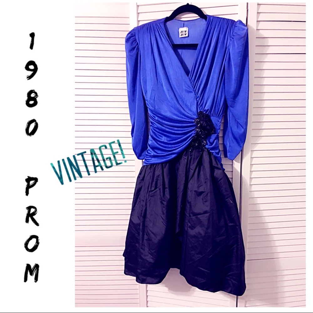 Vintage 1980s PROM Dress